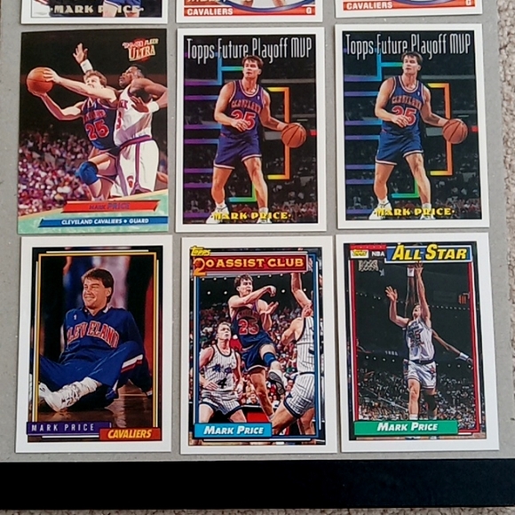 Lot of 36 Mark Price Cleveland Cavs basketball cards - Picture 11 of 16